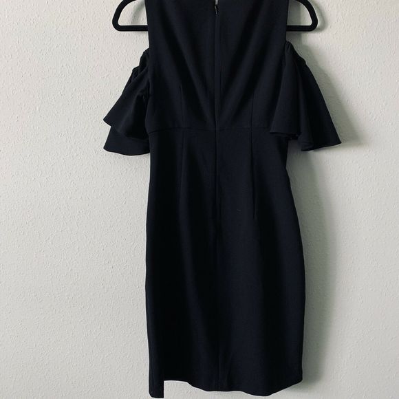 Eliza J Black Cold Shoulder Cocktail Dress - Picture 6 of 6